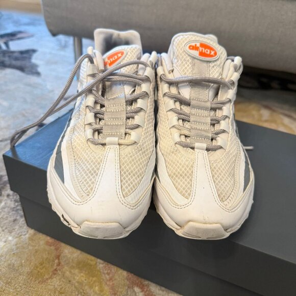 Nike Air Max 95 Sneakers - White/Grey - Size UK 8, US 8.5, EU 42 - Picture 3 of 4